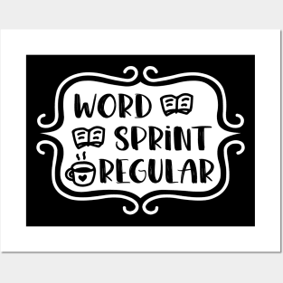 Word Sprint Regular - Writing Typography Posters and Art